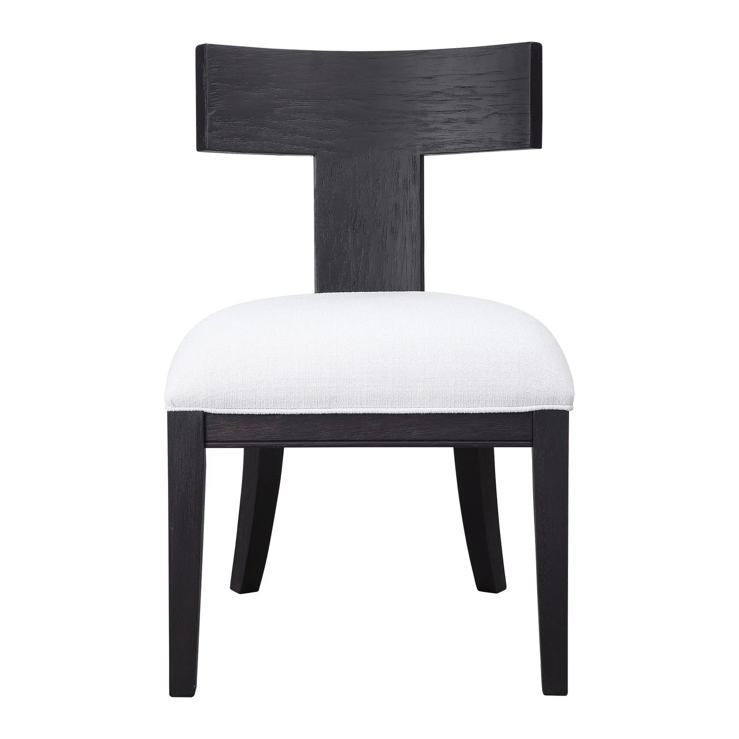 Idris Chair in Brushed And Rubbed In A Charcoal Black Stain