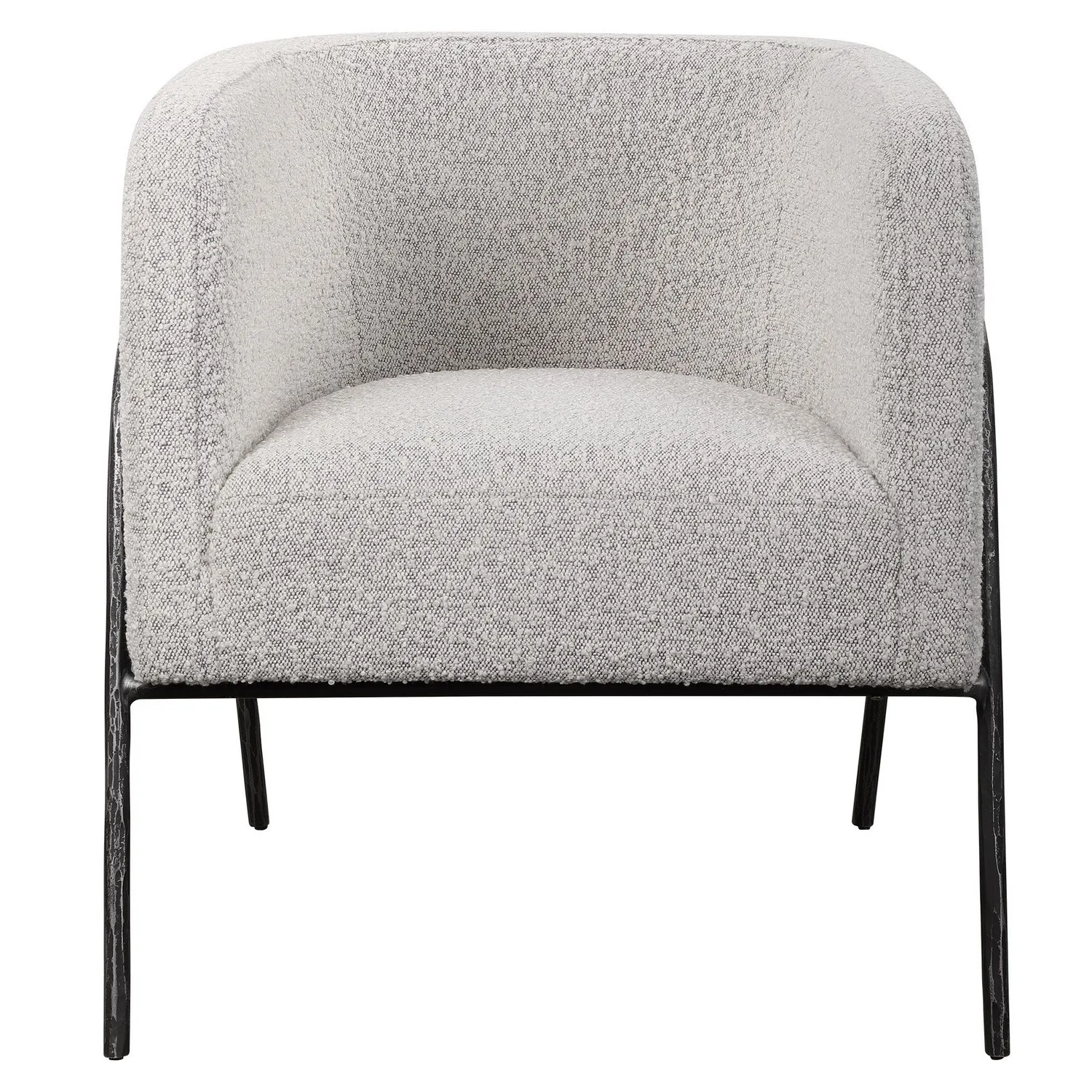 Jacobsen Accent Chair in Aged Black Iron