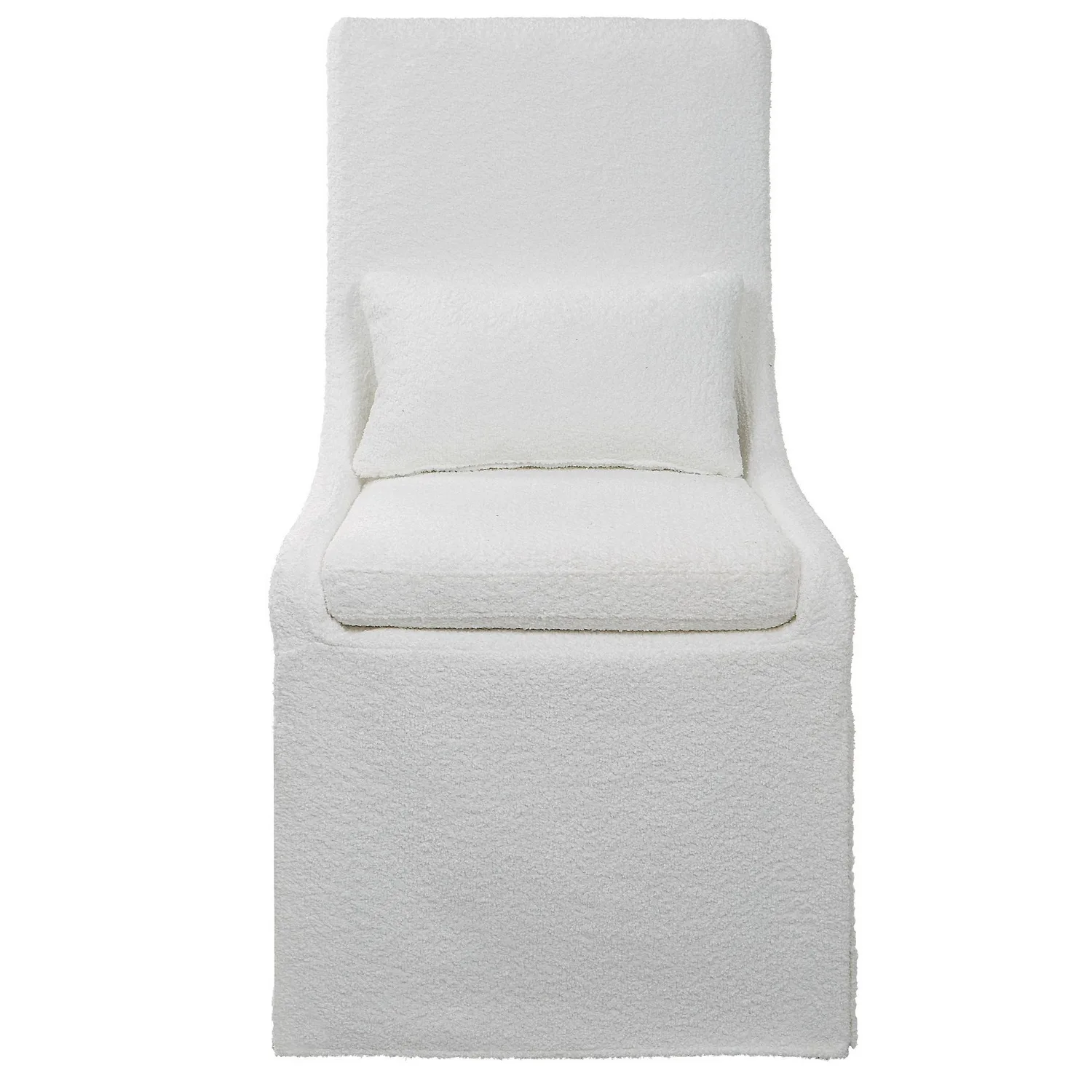 Coley Armless Chair in White