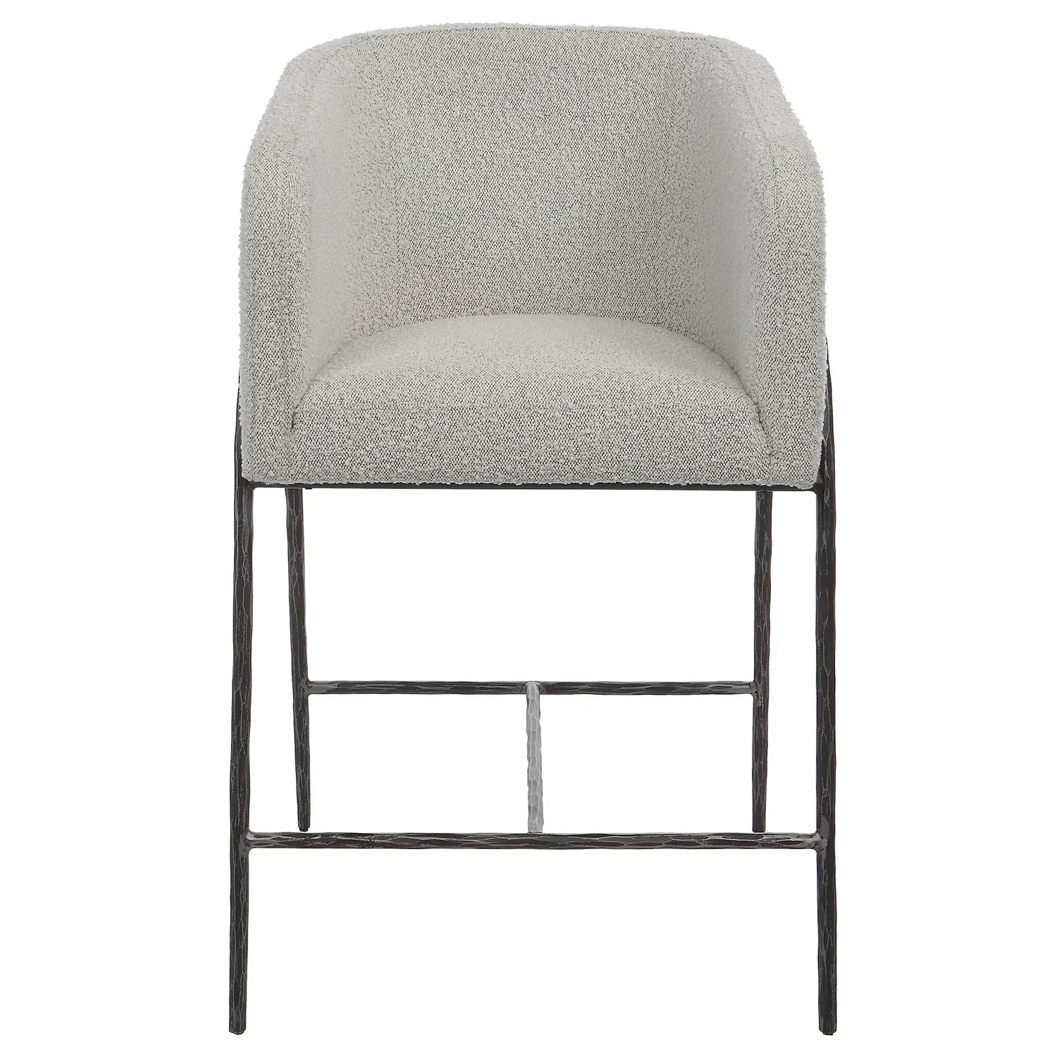 Jacobsen Counter Stool in Aged Black Iron
