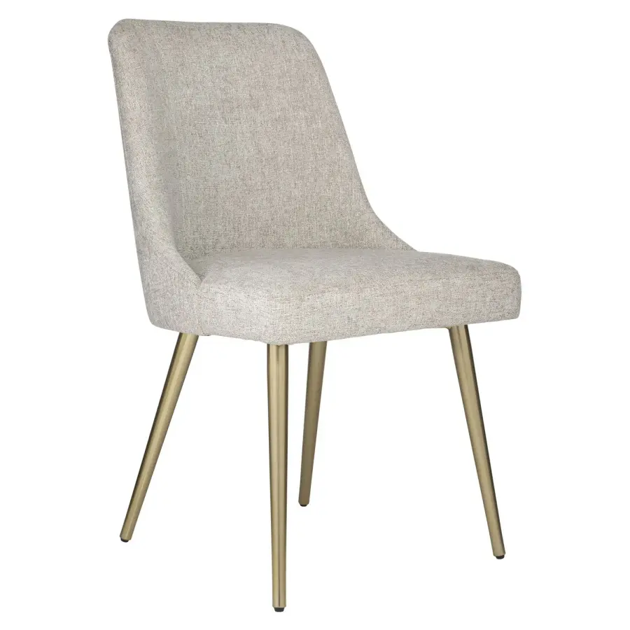 Bramwell Dining Chair in Brushed Gold