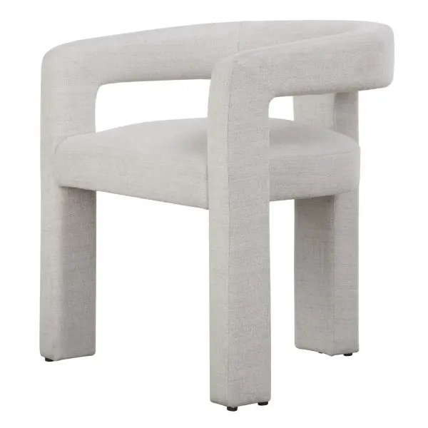 Adding Sculptural Style To Any Table, The Perspective Dining Chair Features Tailored Curves While Maintaining Optimal Comfort. Upholstered In An Ecru Woven Polyester Fabric With A Toxin-free, Eco Friendly Treatment To Help Resist Water Based Stains. Collection: Perspective Designer: Jim Parsons Finish: Ecru Width: 24.75" Height: 28.00" Length: 20.50" Weight: 28.00 lb Material: Plywood, Foam, Fabric Country of Origin: China Safety Rating: Indoor Only