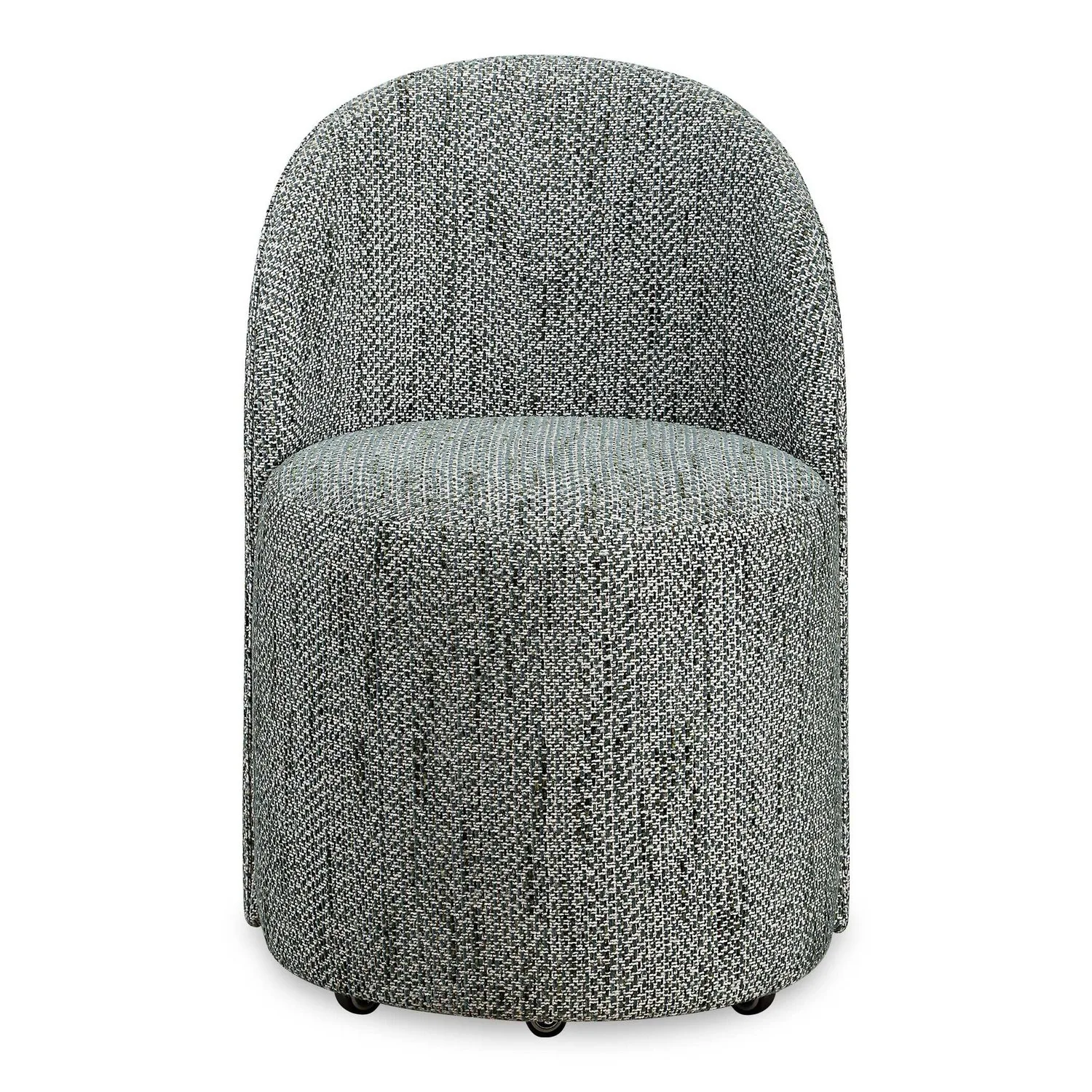 Roll With It Dining Chair in White And Teal