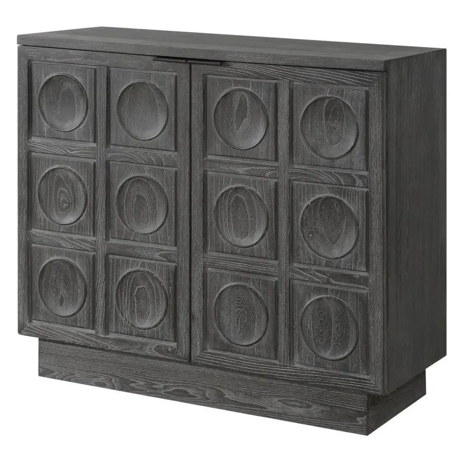 Shelby Two-Door Cabinet in Ebony Stain