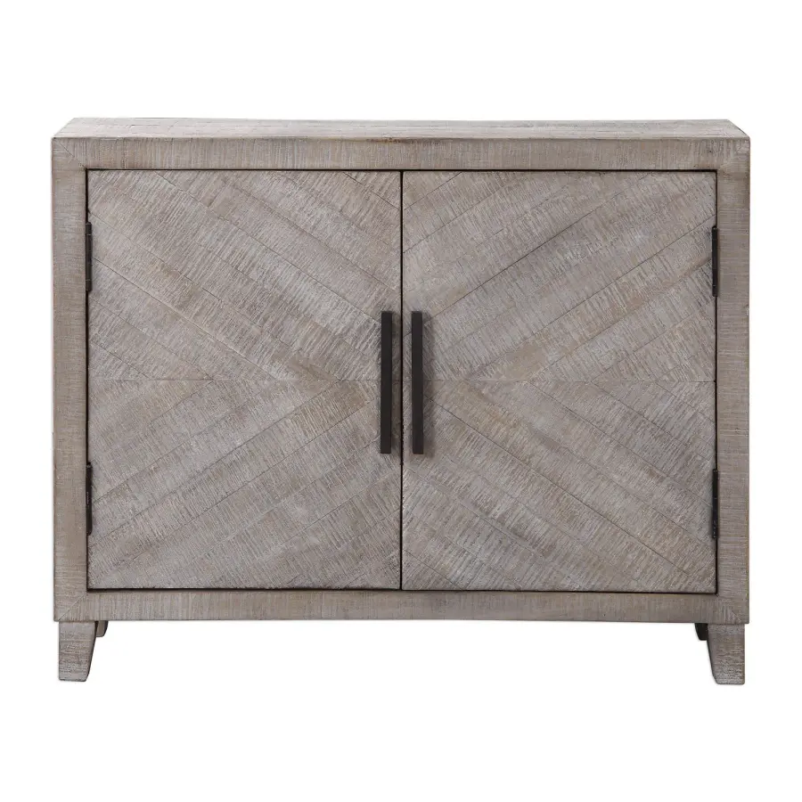 Adalind Accent Cabinet in White Washed Glaze