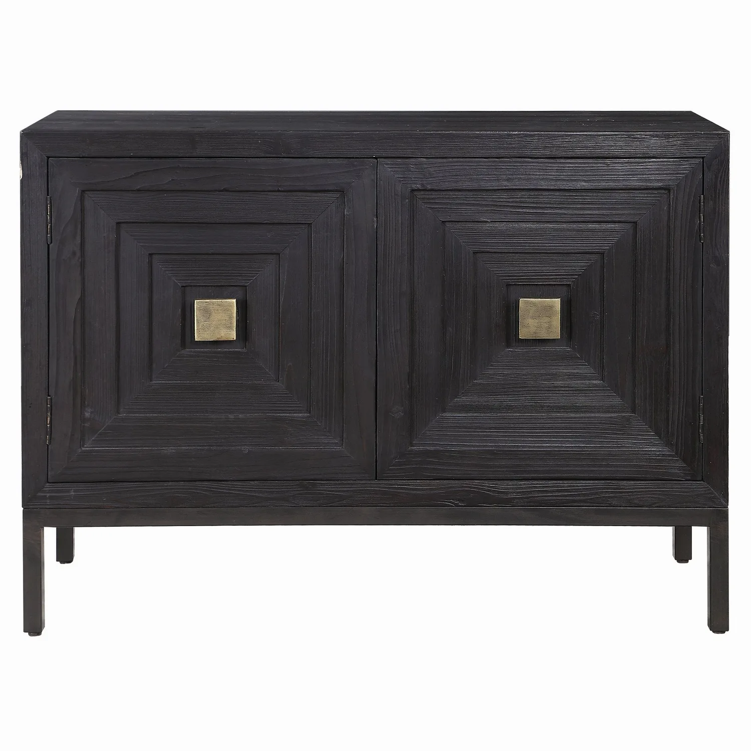 Aiken Cabinet in Brushed Brass