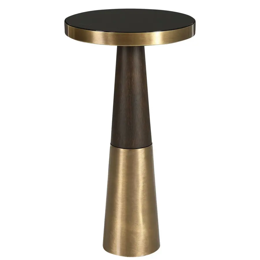 Fortier Accent Table in Dark Espresso
