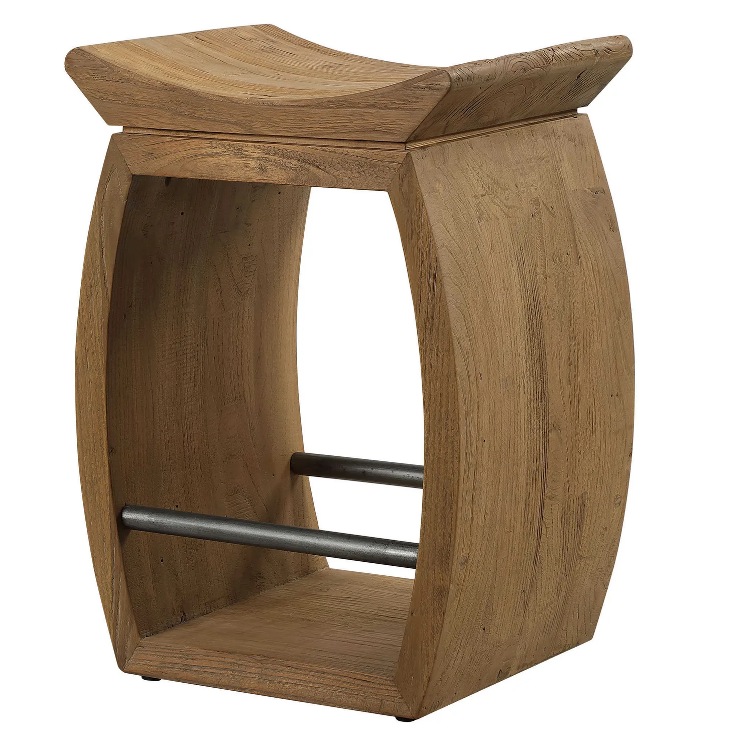 Connor Counter Stool in Dark Steel