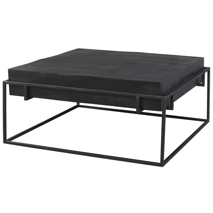 Telone Coffee Table in Dark Oxidized Black