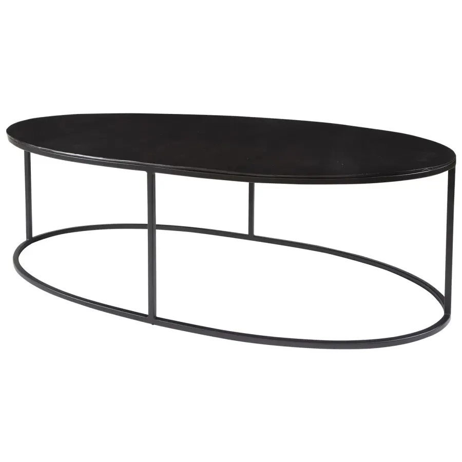 Coreene Coffee Table in Aged Black