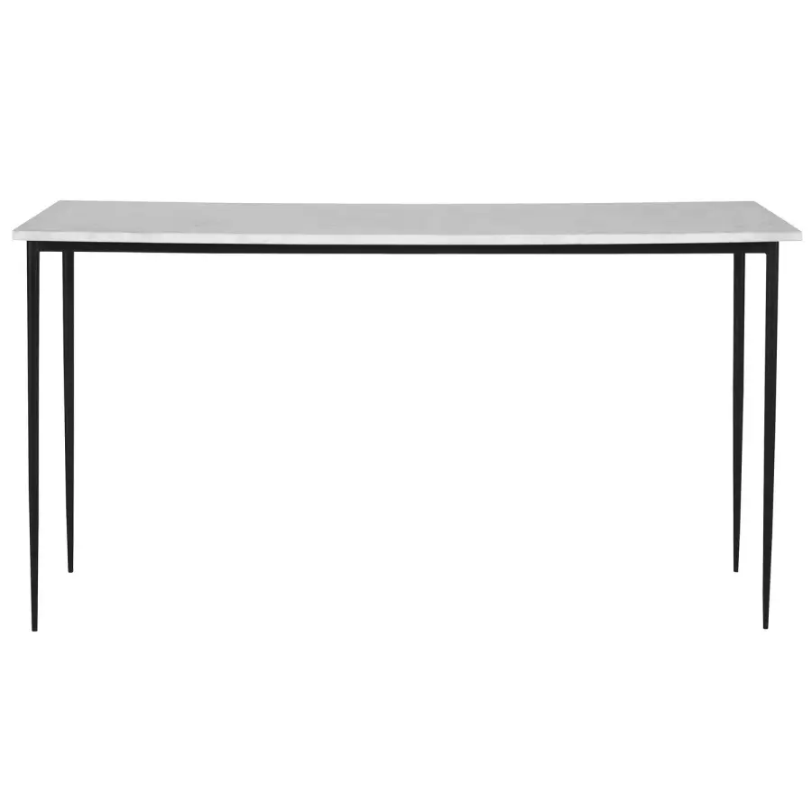 Nightfall Console Table in Satin Black