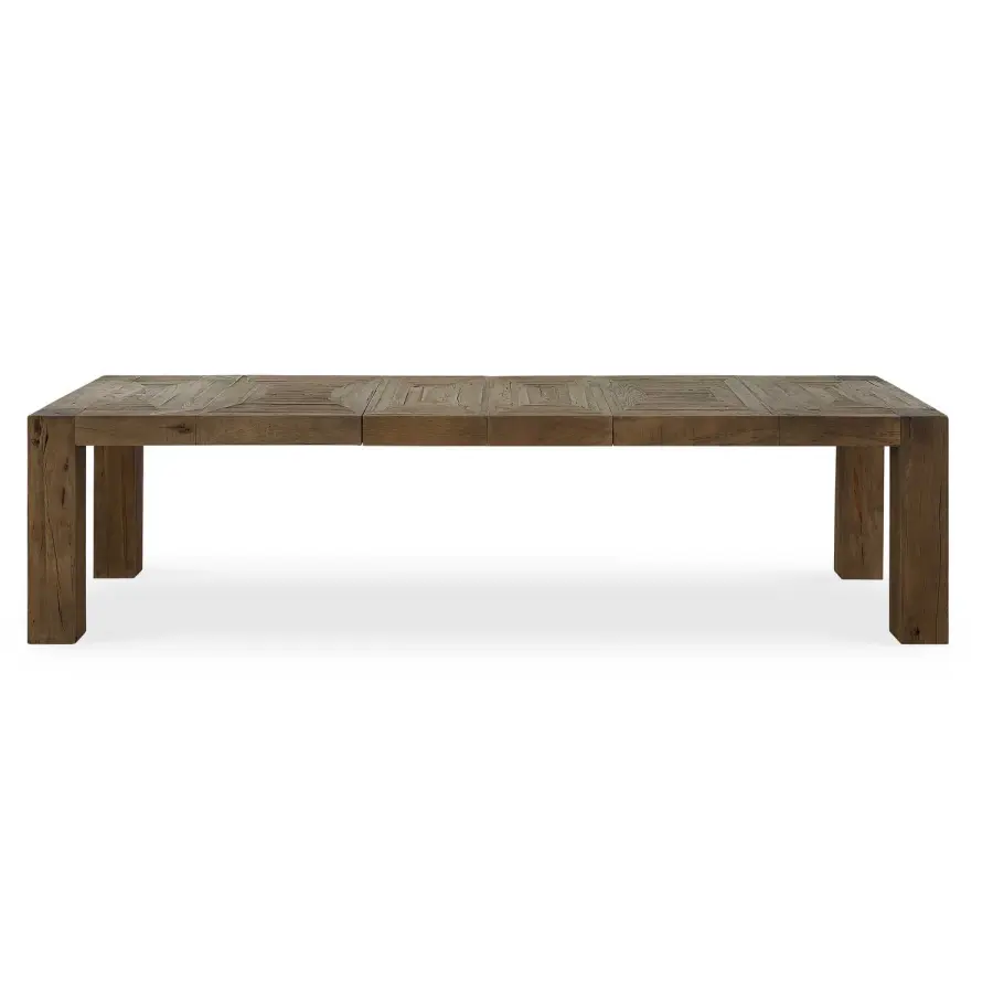 Aldan Extension Dining Table in Reclaimed Oak
