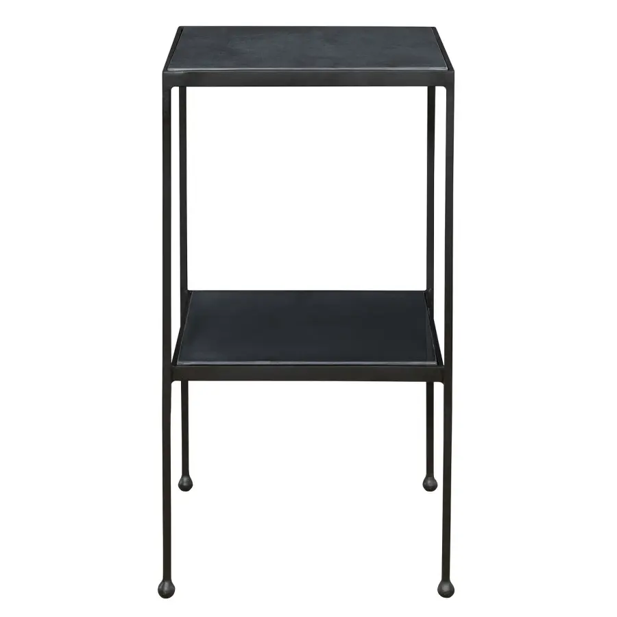 Sherwood Accent Table in Matte Black