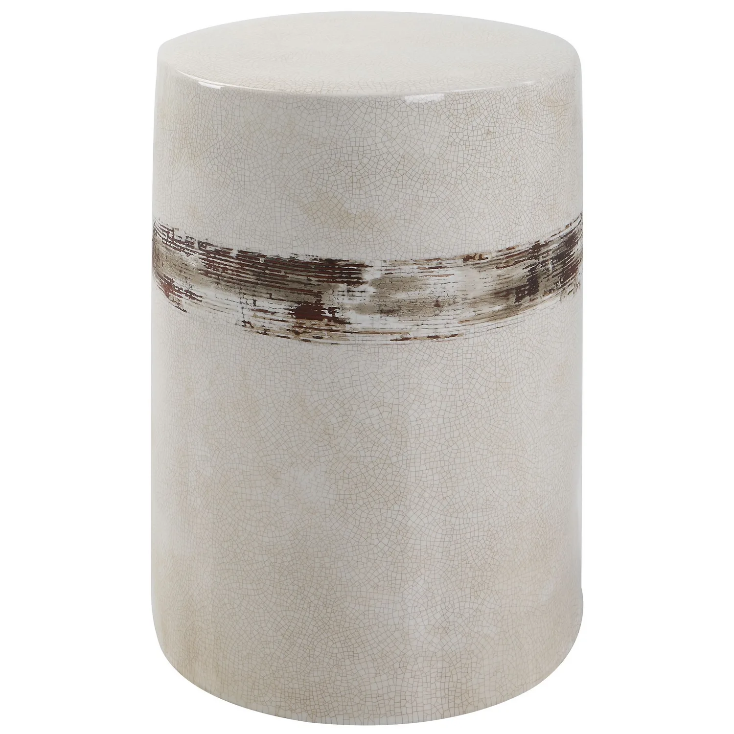 Comanche Stool in Rust Brown
