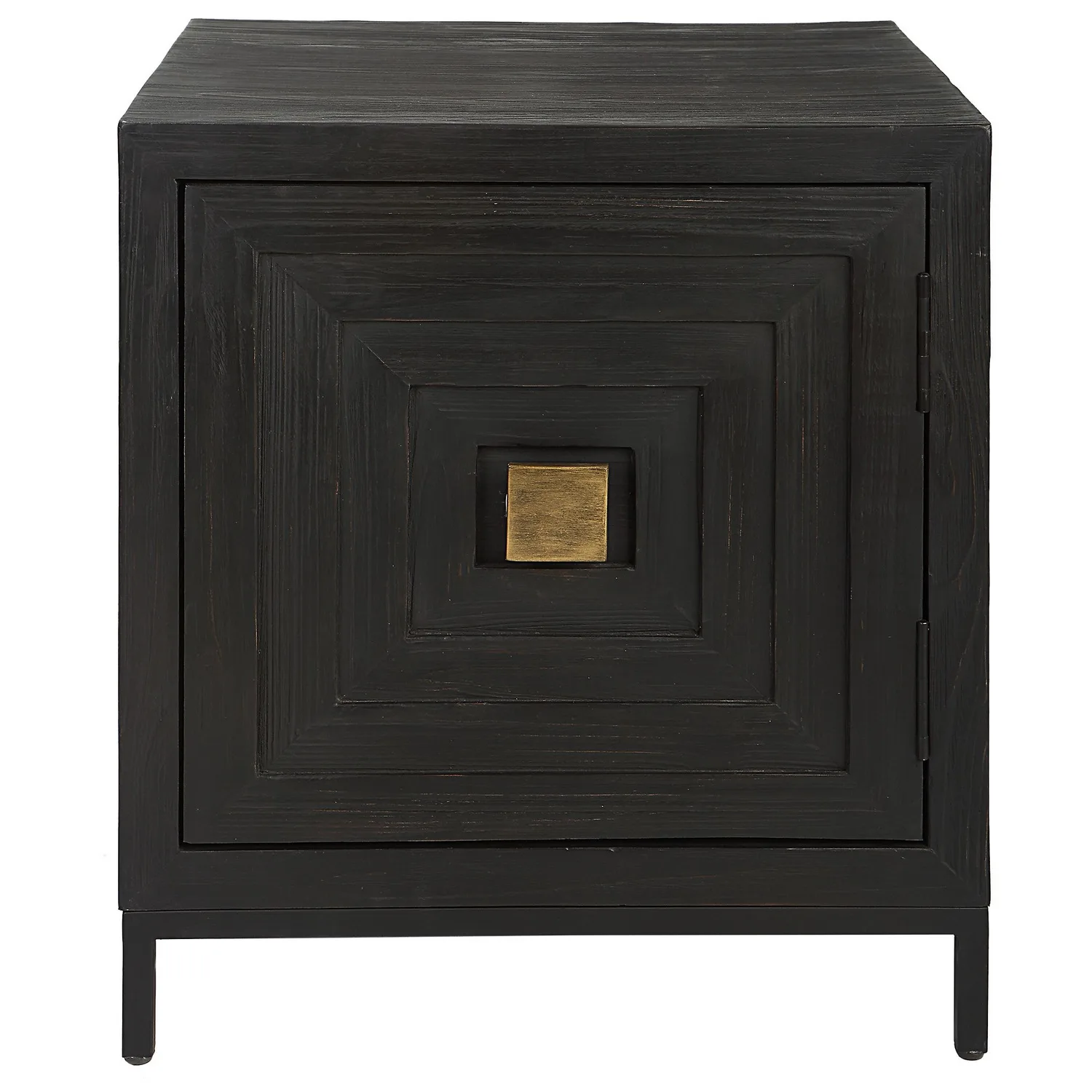 Aiken Cabinet / End Table in Dark Ebony Stain