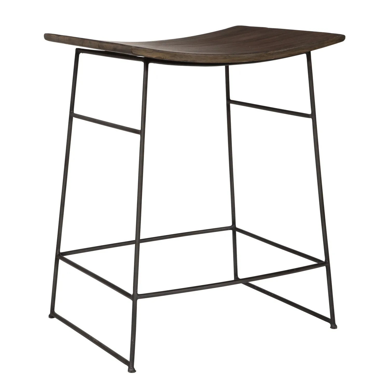 Thura Counter Stool in Dark Gunmetal