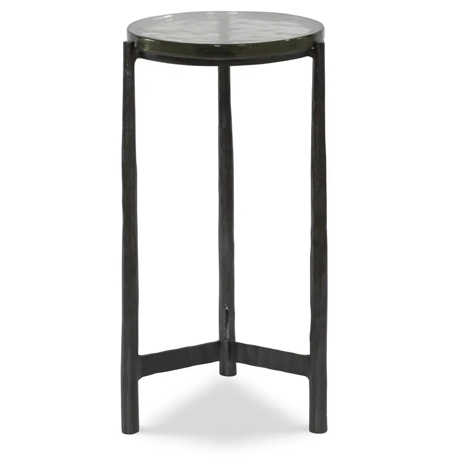 Eternity Accent Table in Dark Gunmetal