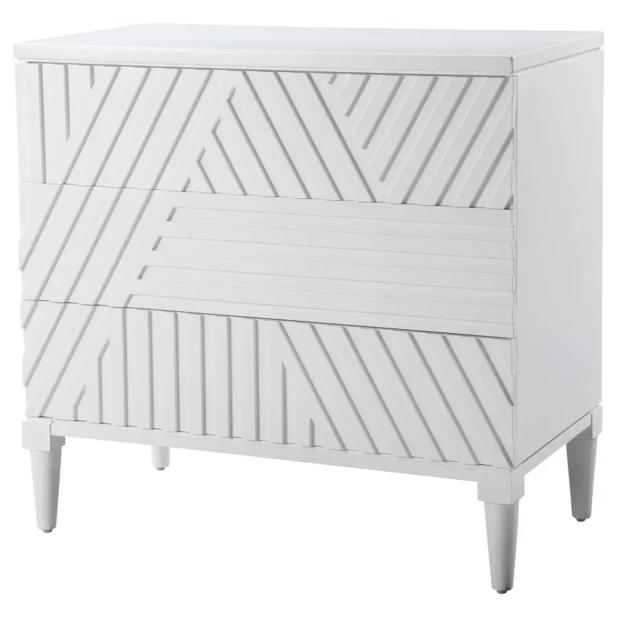 Colby Drawer Chest in White