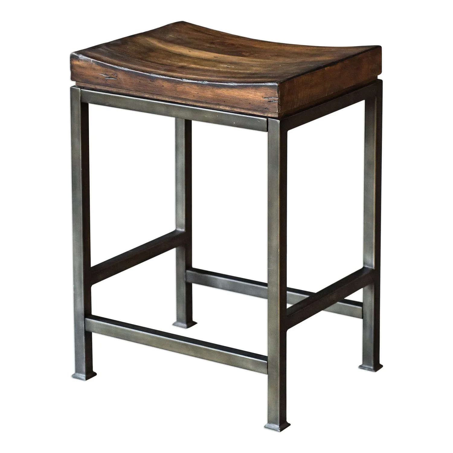Beck Counter Stool in Dark Walnut