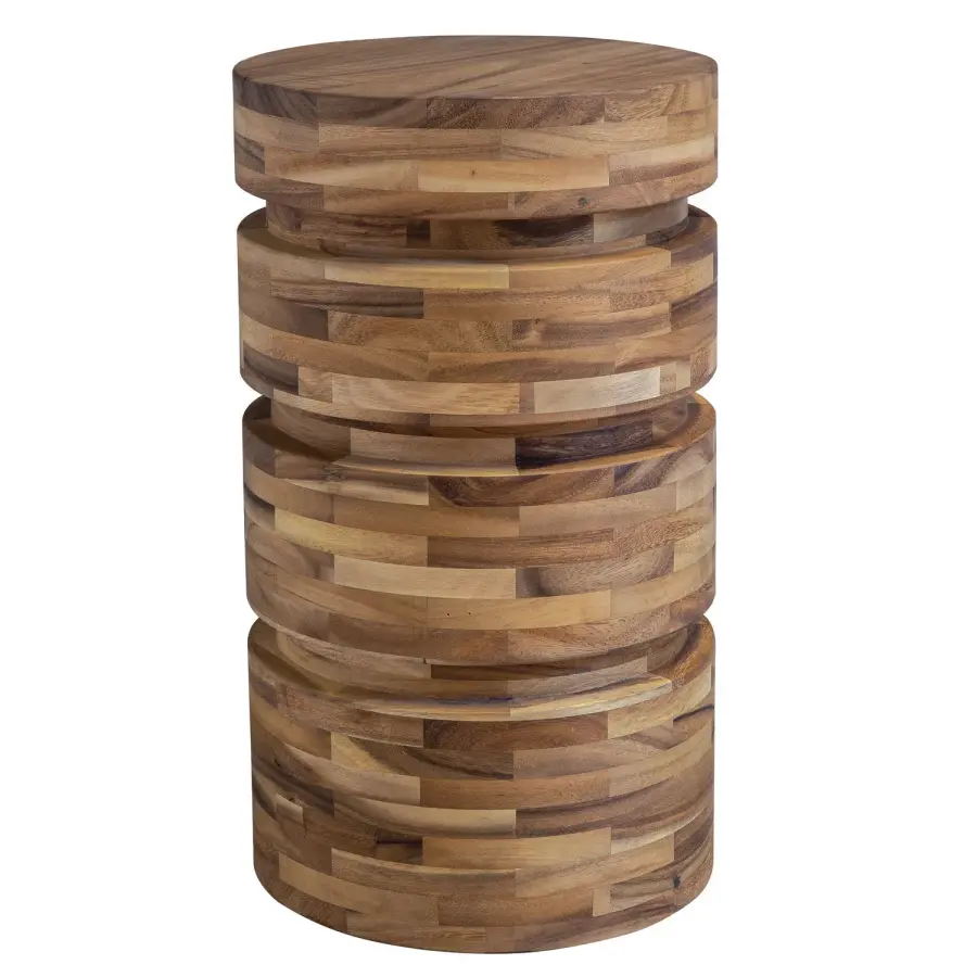 Boone Drink Table in Solid Acacia Wood