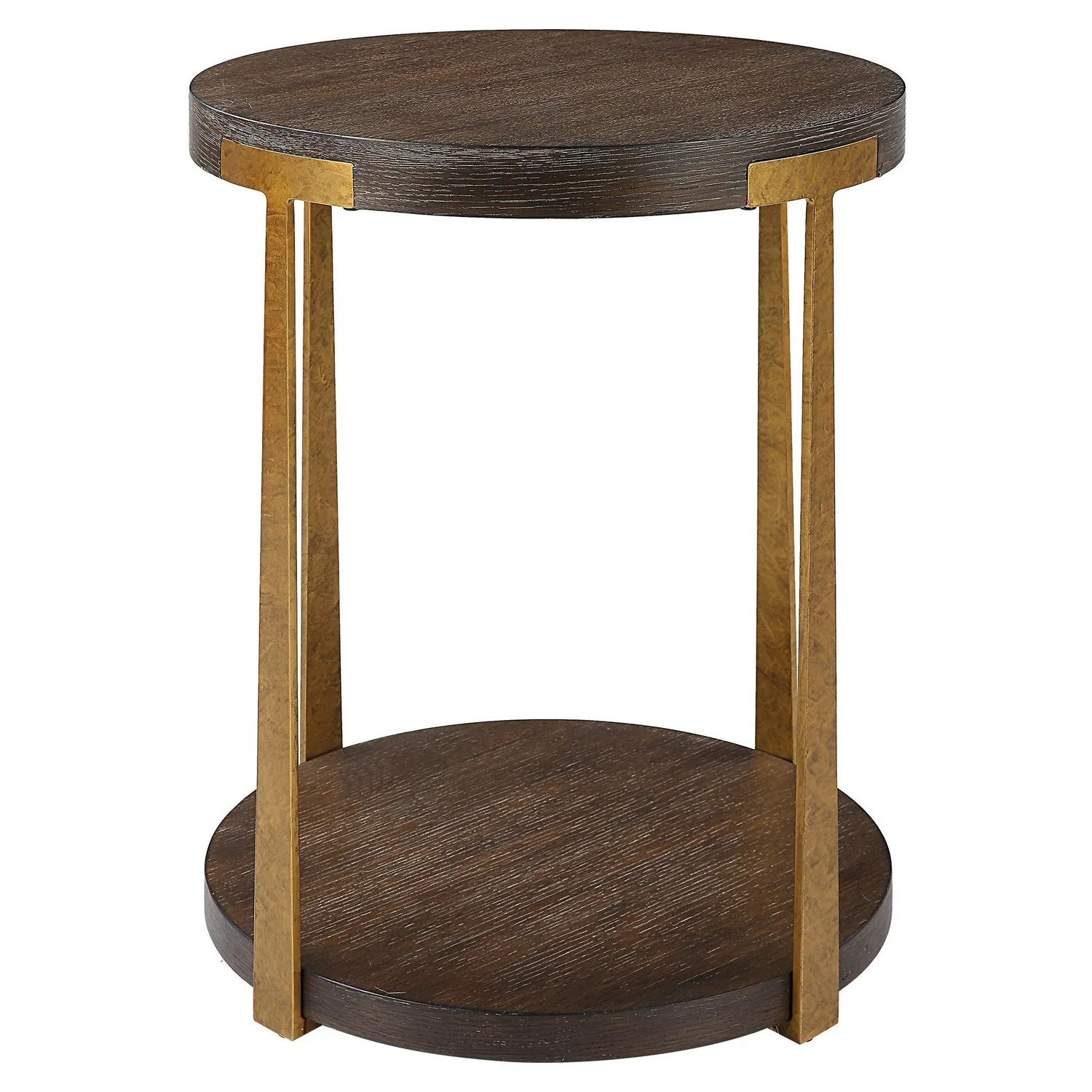 Palisade Side Table in Antique Gold
