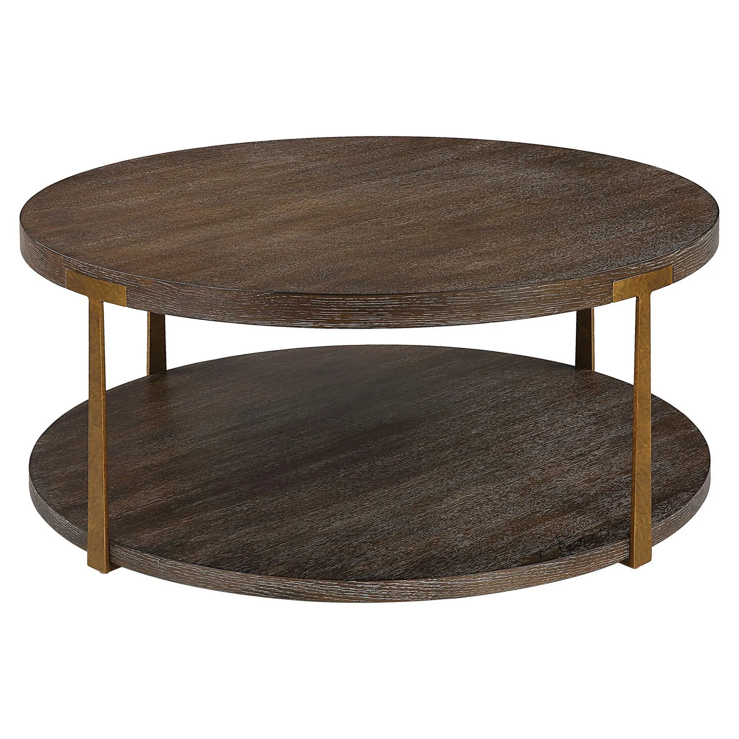 Palisade Coffee Table in Antique Gold