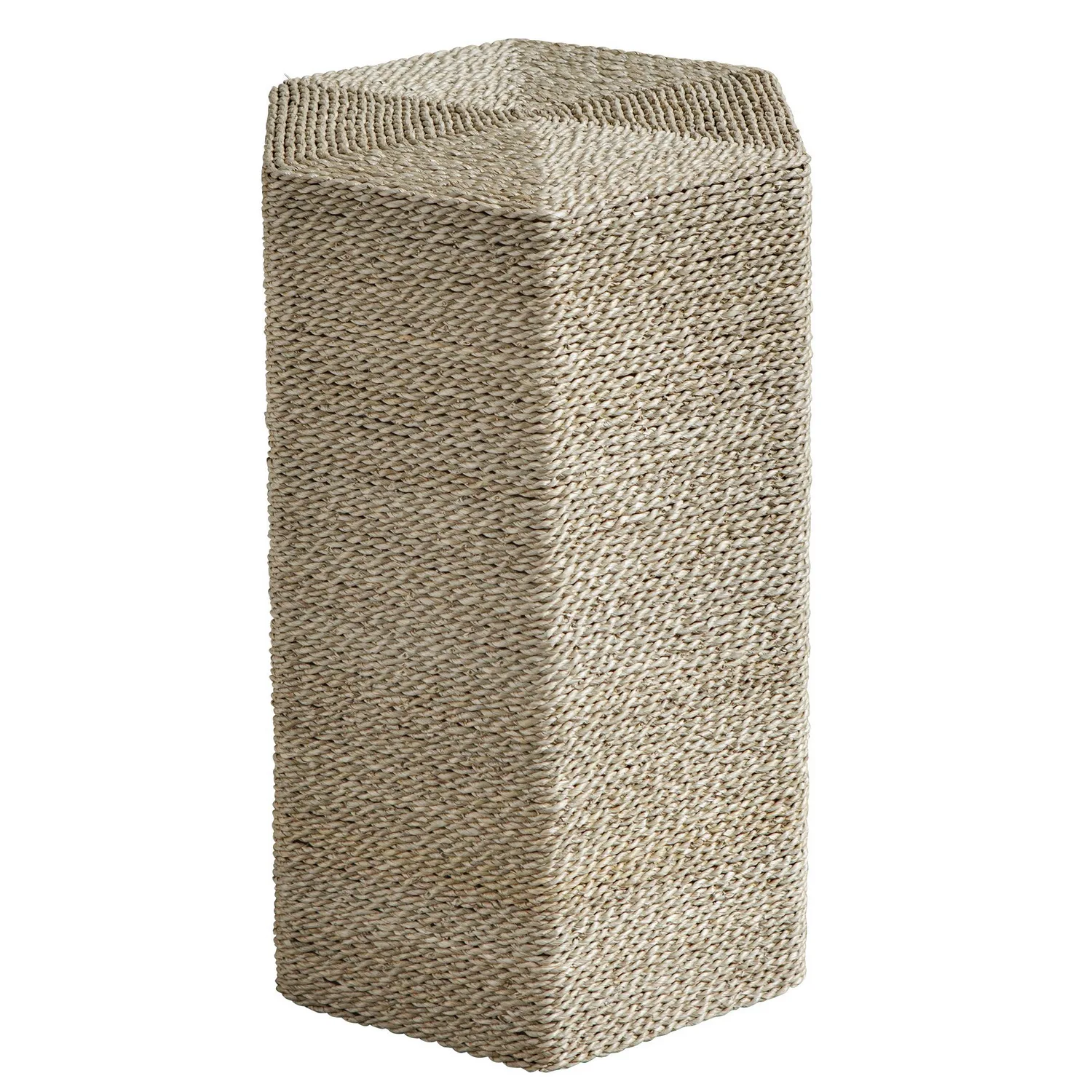 Uttermost Sea Hexagonal Accent Table in Natural Seagrass