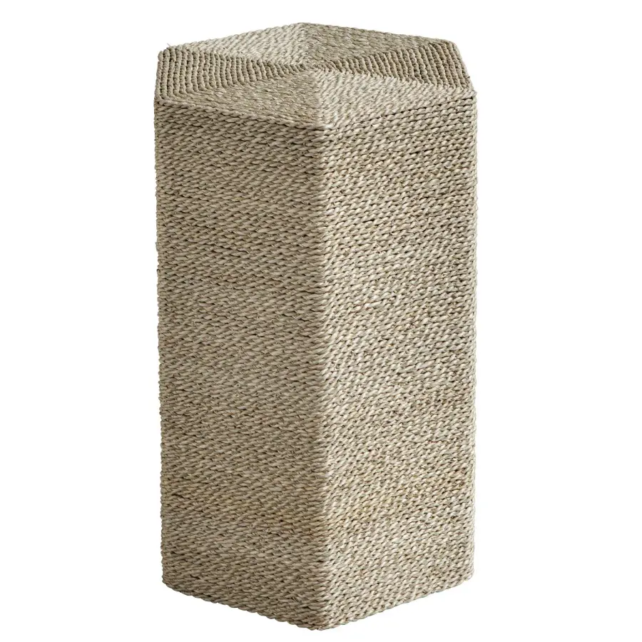 Uttermost Sea Hexagonal Accent Table in Natural Seagrass