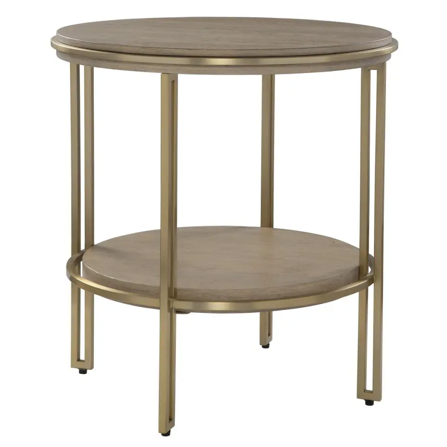 Elise Side Table in Brushed Brass
