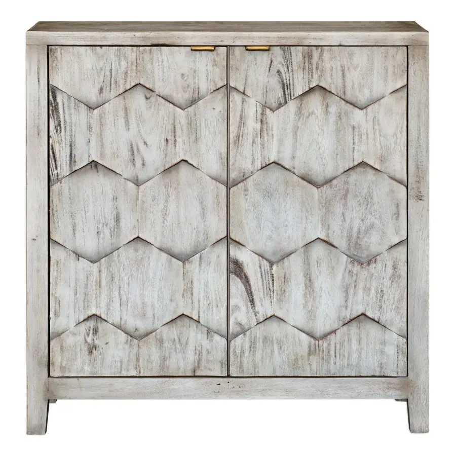 Catori Console Cabinet in Smoked Ivory