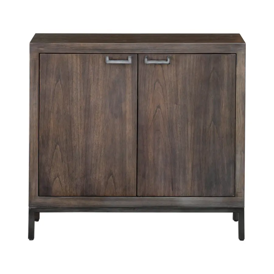 Nadie Console Cabinet in Silver