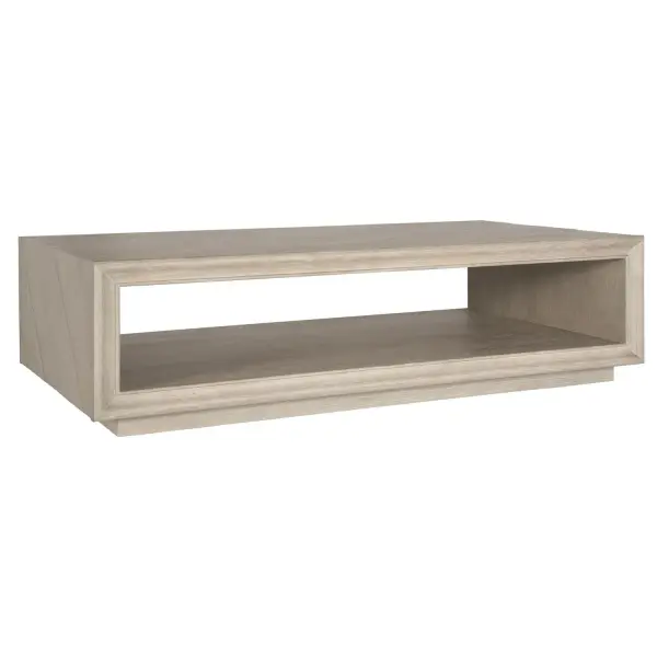 Prism Coffee Table in Light Oak Solids With Oak Veneer
