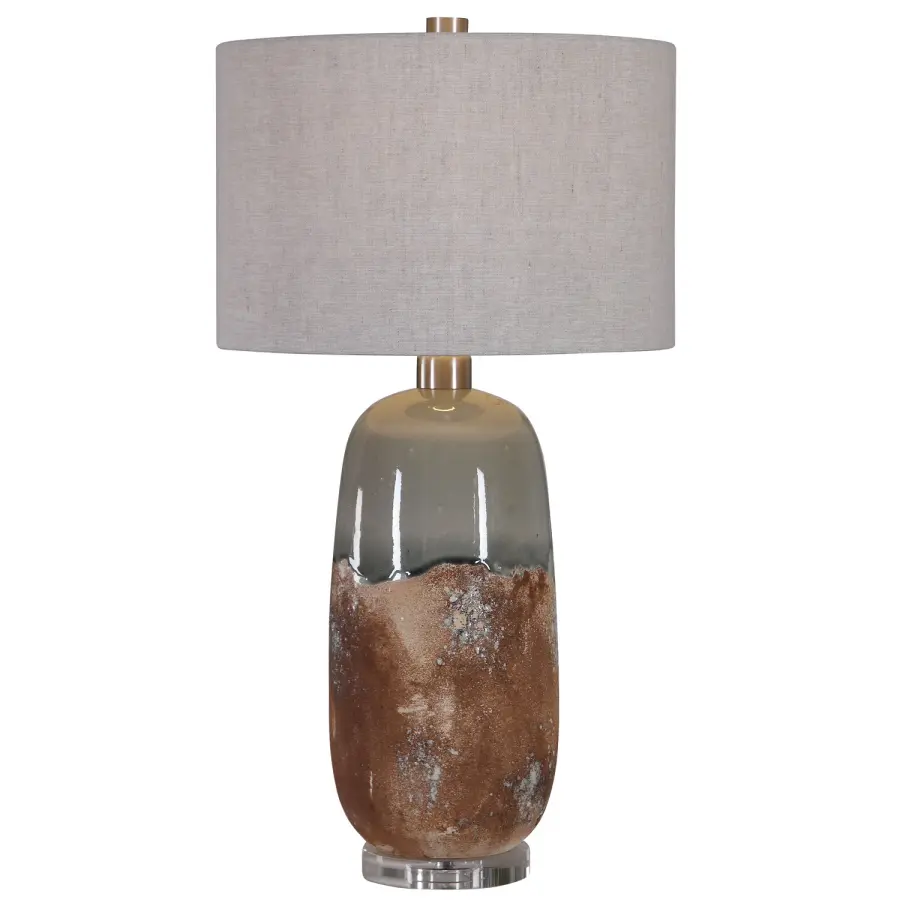 Maggie One Light Table Lamp in Brushed Nickel