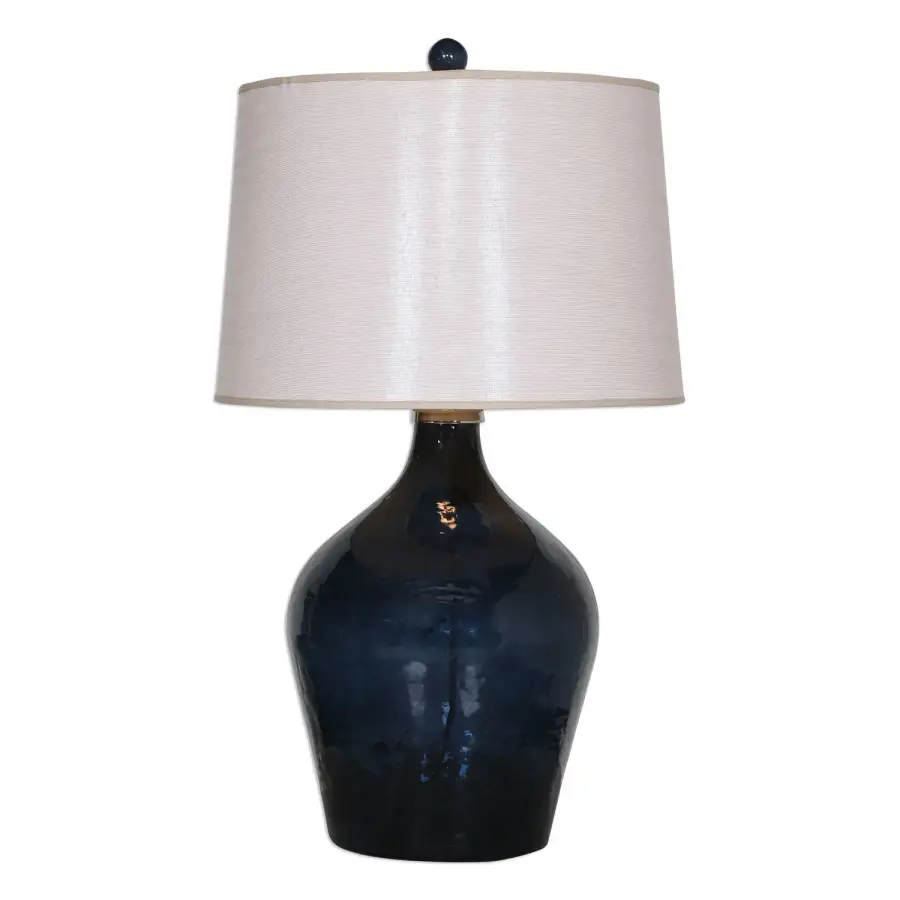 Lamone One Light Table Lamp in Polished Nickel