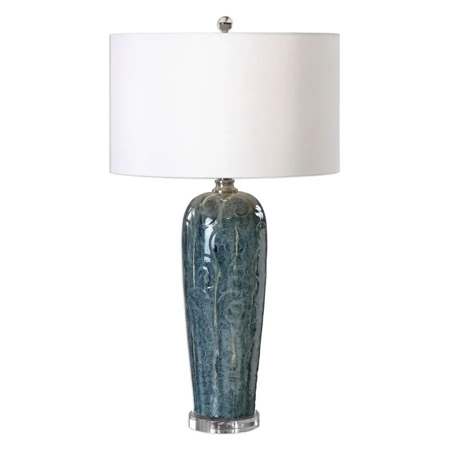 Maira One-Light Table Lamp in Brushed Nickel