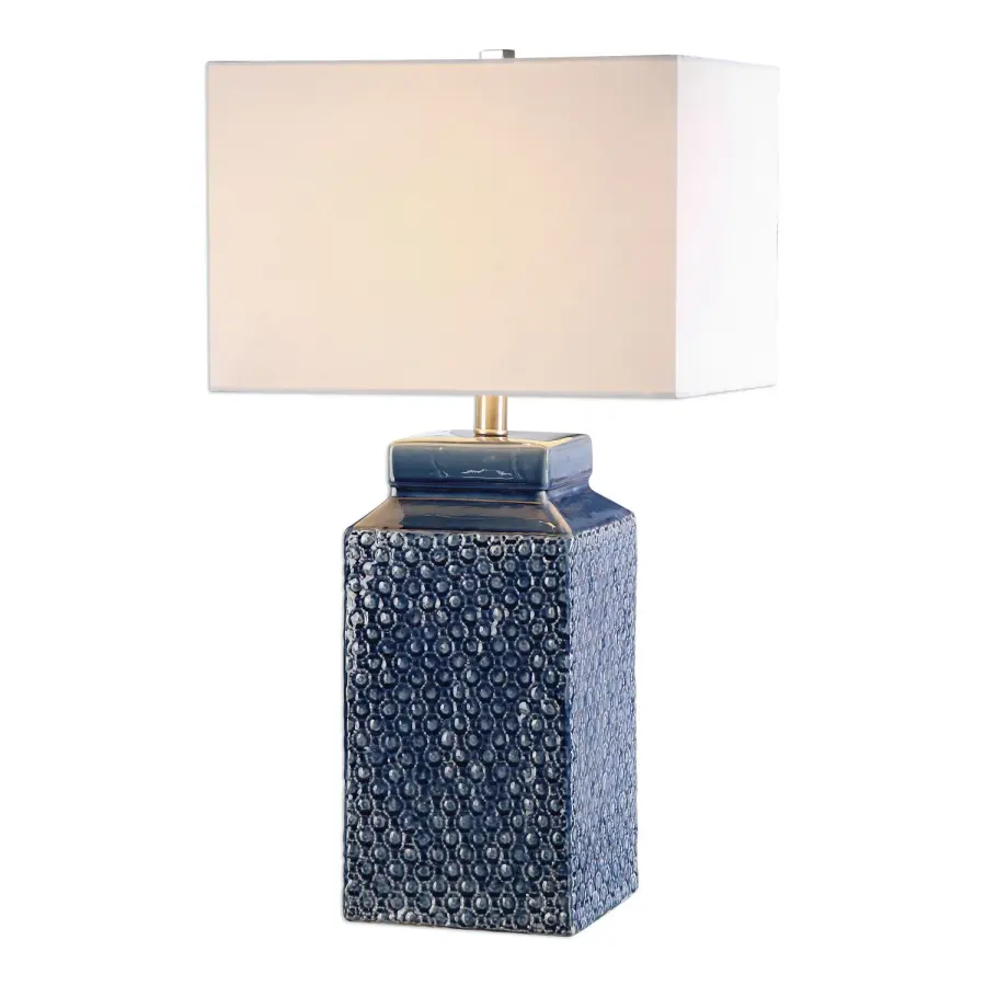 Pero One Light Table Lamp in Brushed Nickel