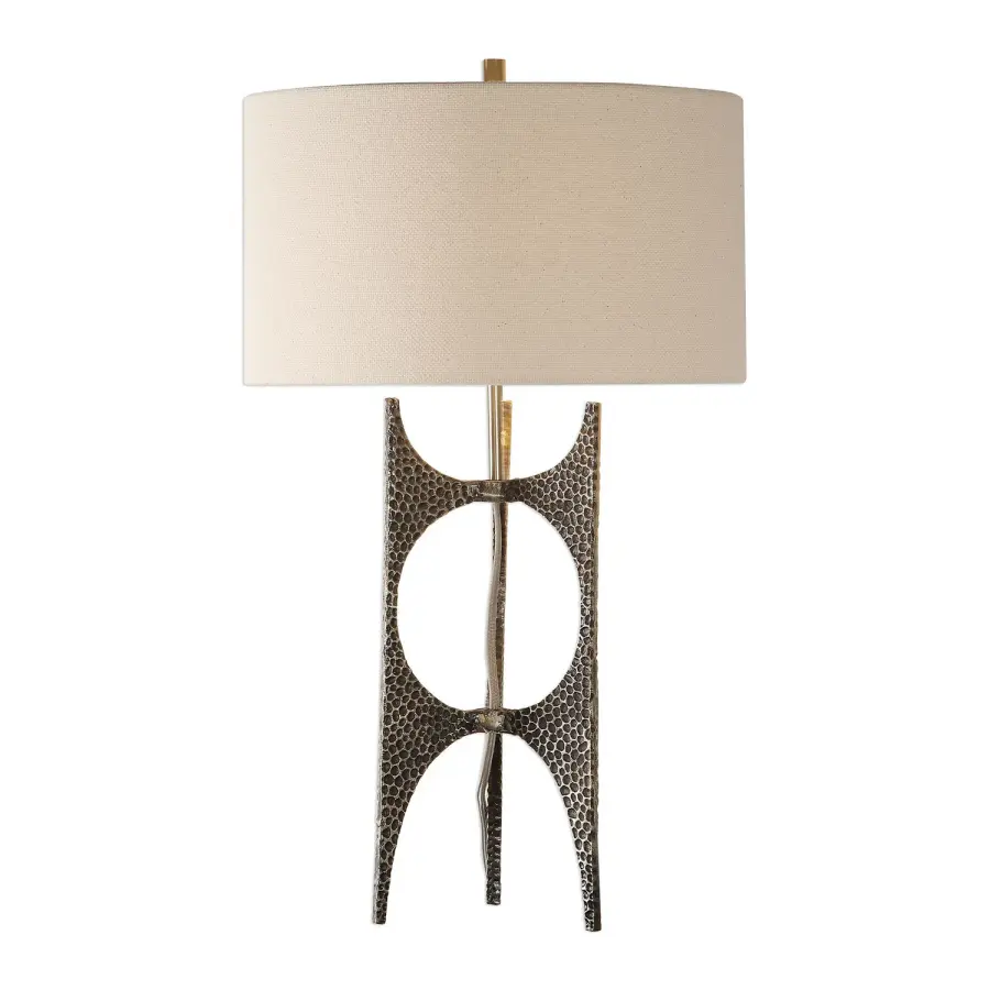 Goldia One Light Table Lamp in Antique Golden Bronze