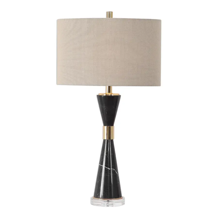 Alastair One Light Table Lamp in Plated Gold