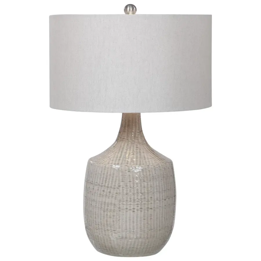 Felipe One Light Table Lamp in Brushed Nickel