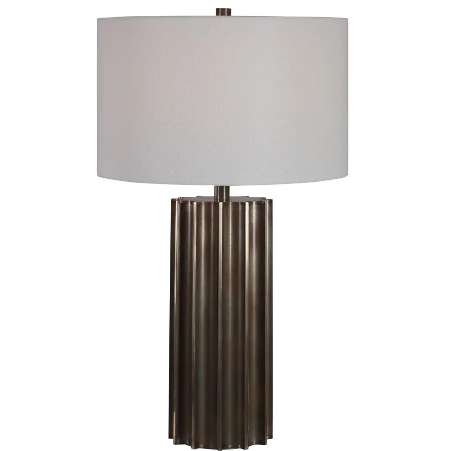 Khalio One Light Table Lamp in Aged Gun Metal