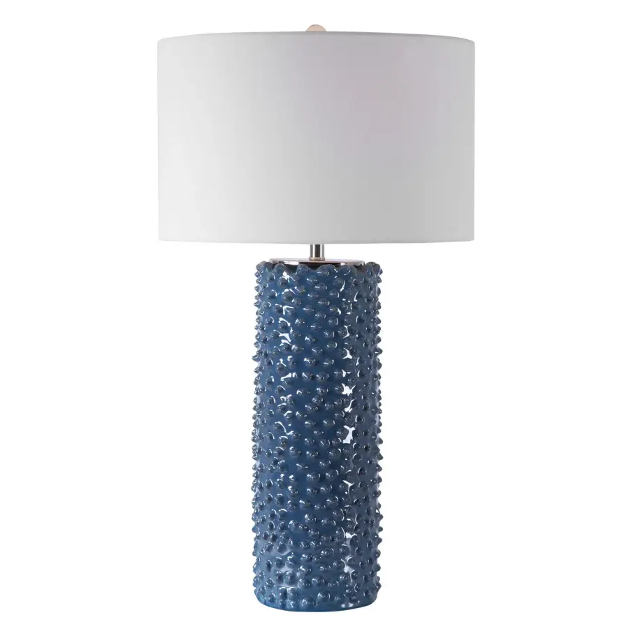 Uttermost Ciji One-Light Table Lamp in Brushed Nickel