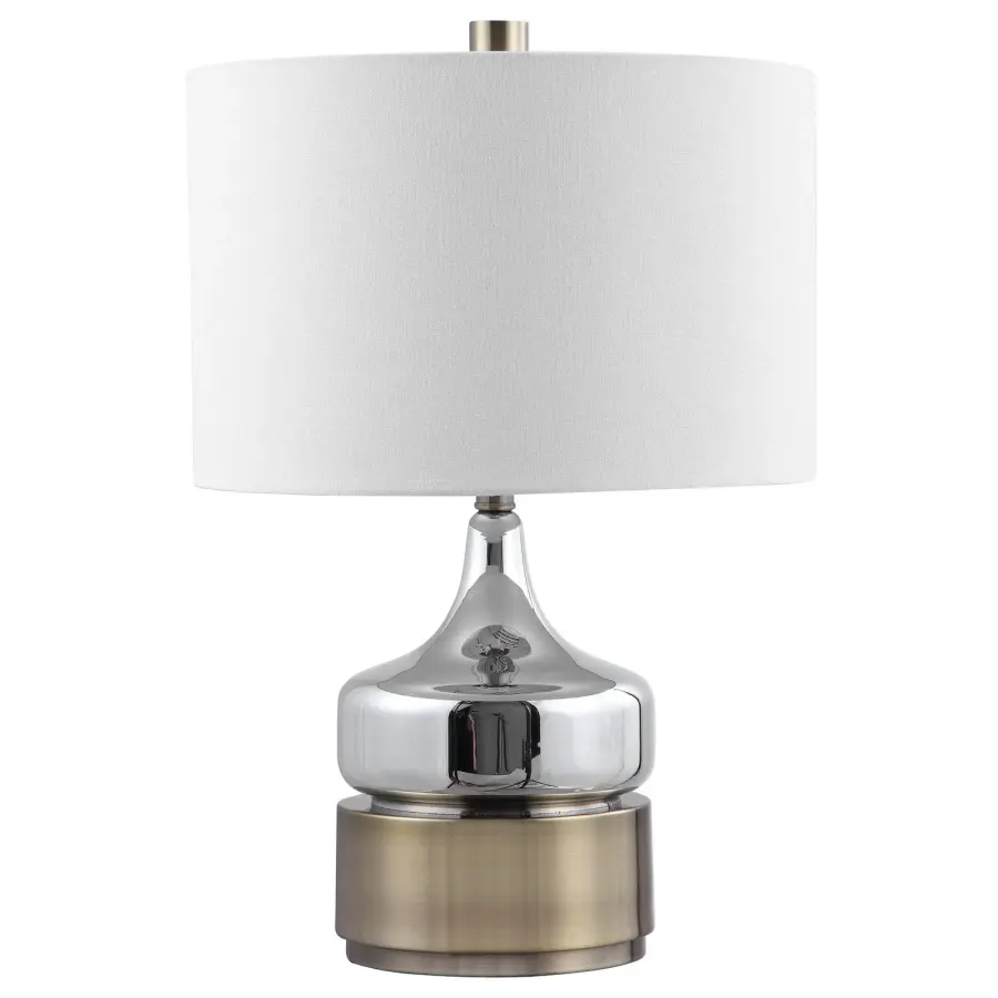 Como One Light Table Lamp in Antique Brass