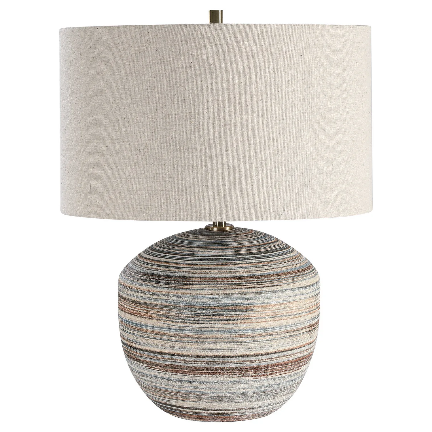 Prospect One Light Accent Lamp in Brushed Brass