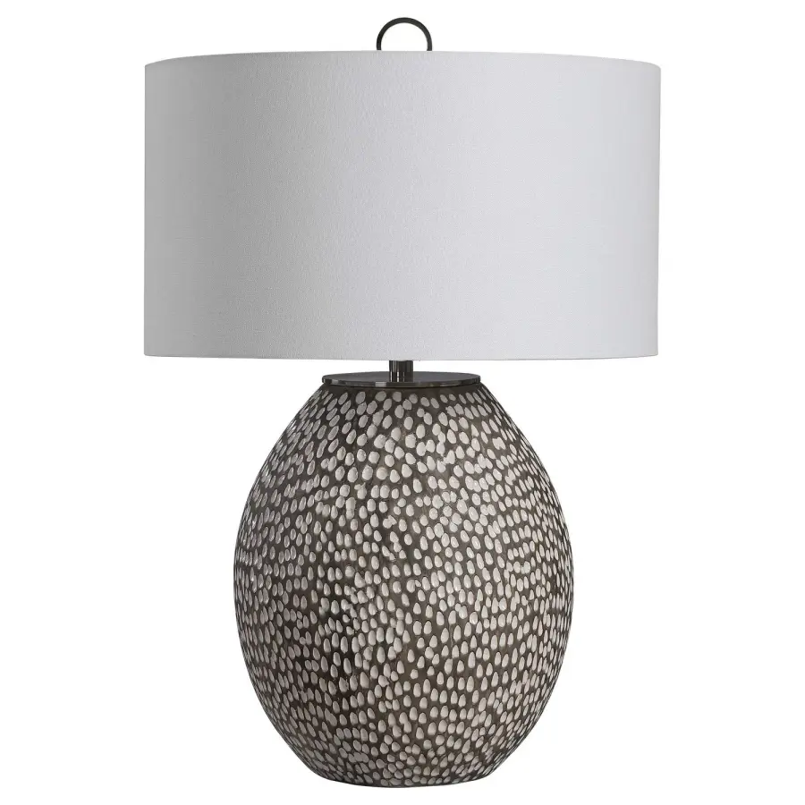 Cyprien One Light Table Lamp in Brushed Nickel