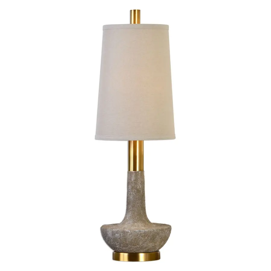 Volongo One Light Buffet Lamp in Brushed Brass