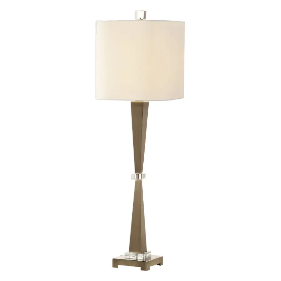 Niccolai One Light Table Lamp in Brushed Nickel