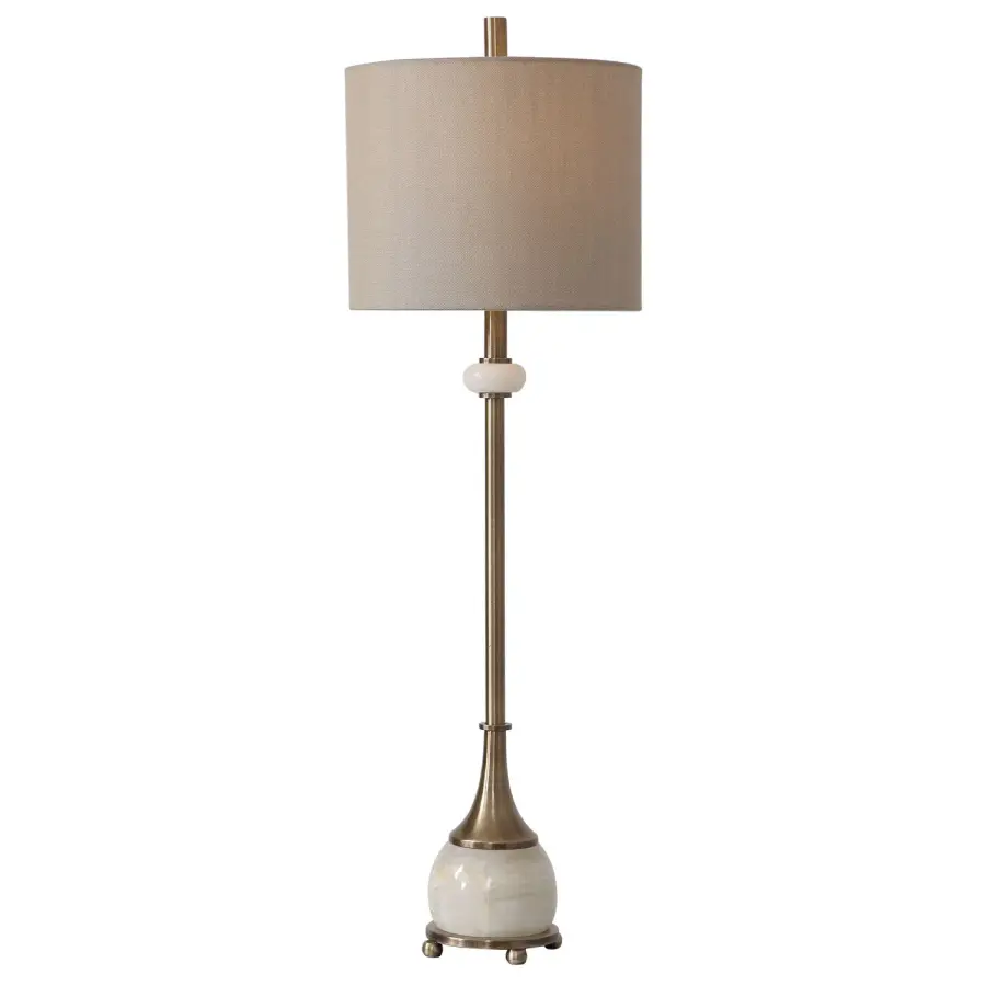 Natania One Light Buffet Lamp in Antique Brass