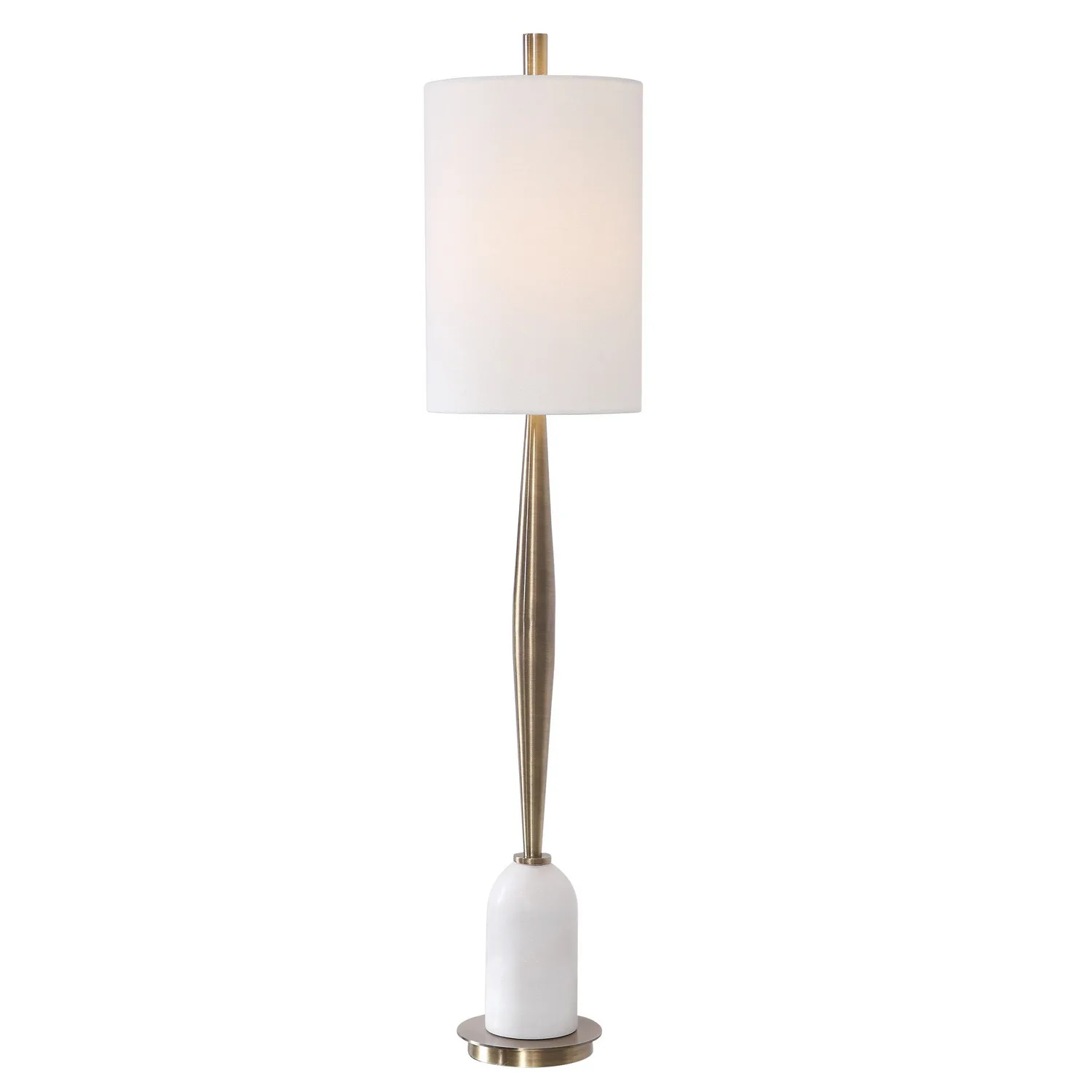 Minette One Light Buffet Lamp in Antique Brass
