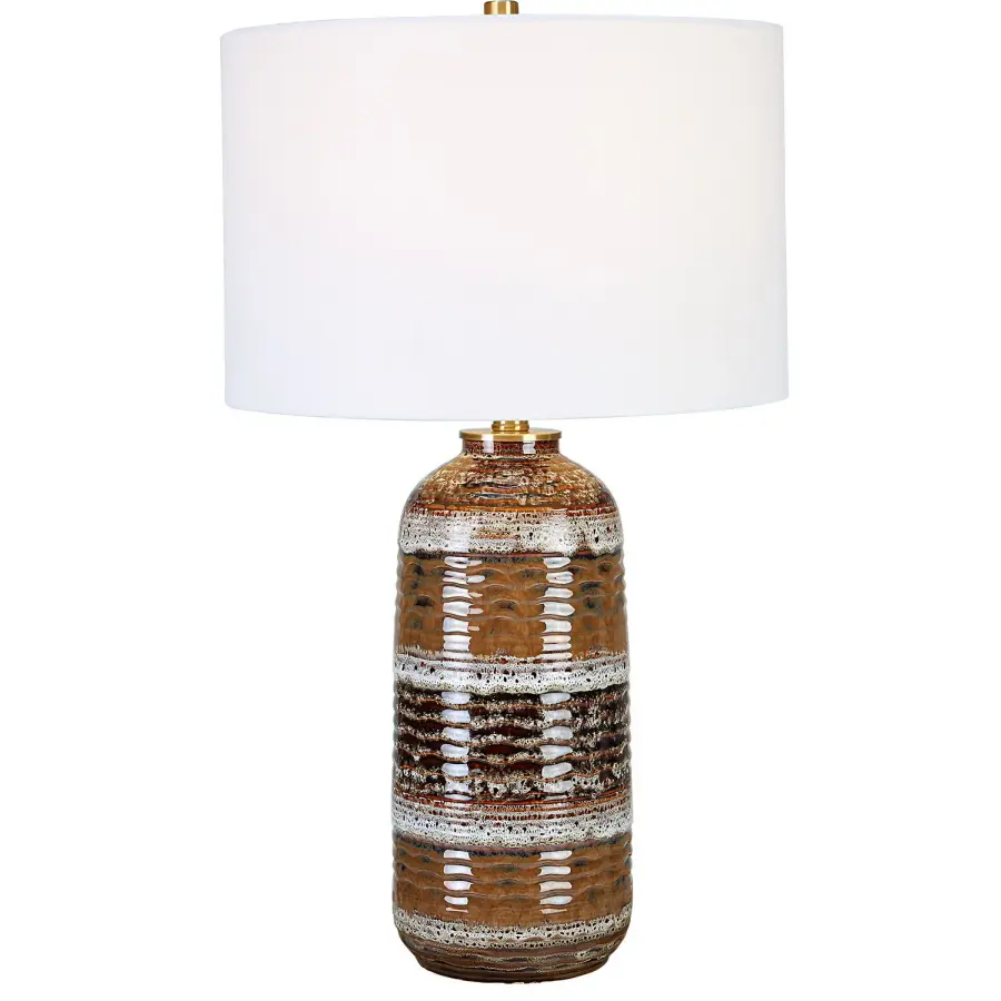 Roan One Light Table Lamp in Antique Brass
