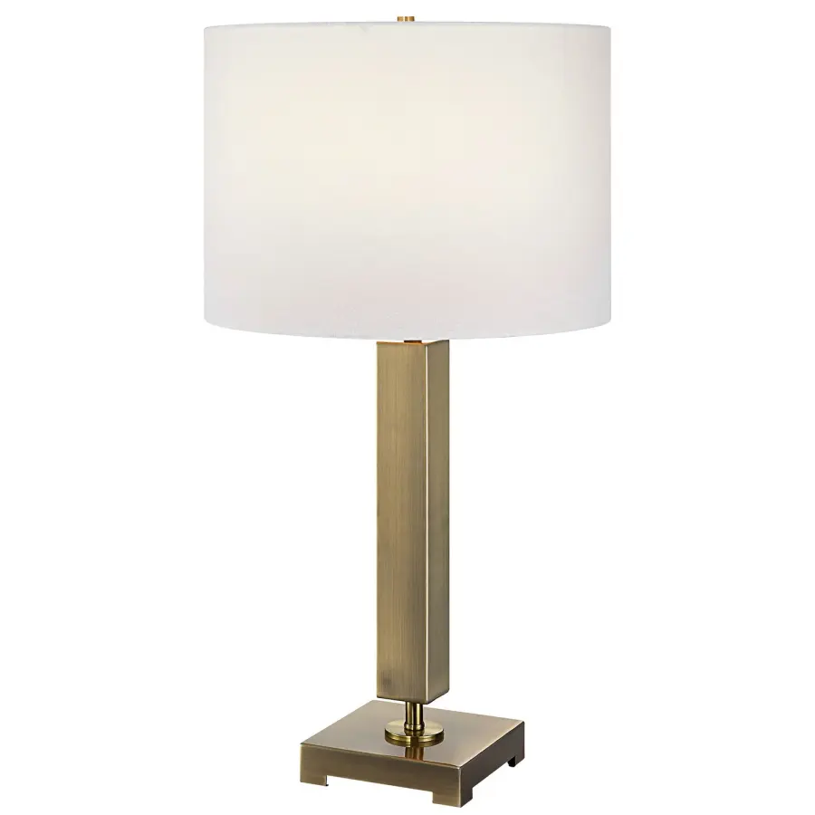 Duomo One Light Table Lamp in Antique Brass